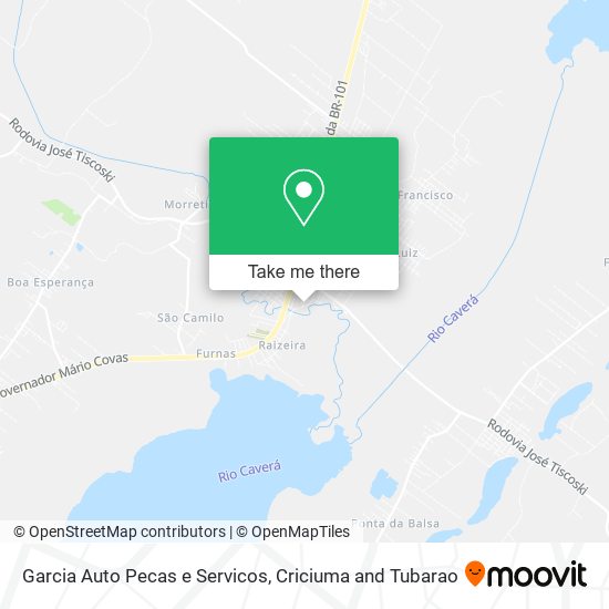 Garcia Auto Pecas e Servicos map