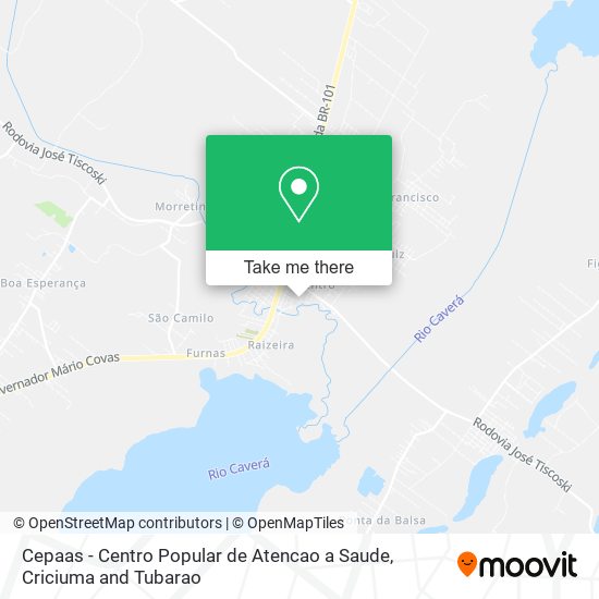 Cepaas - Centro Popular de Atencao a Saude map