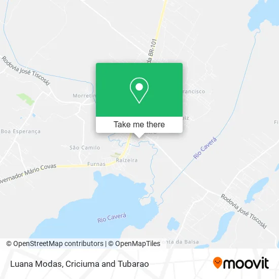 Luana Modas map