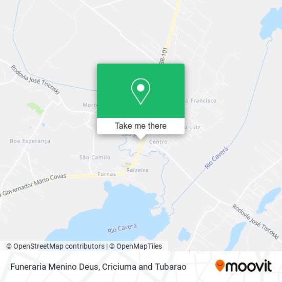 Funeraria Menino Deus map