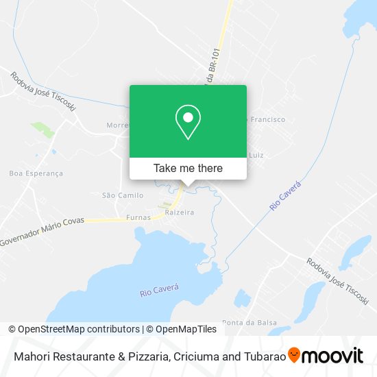 Mahori Restaurante & Pizzaria map