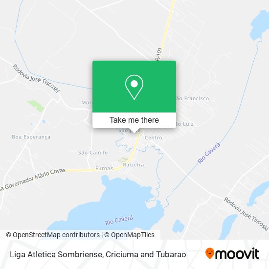 Liga Atletica Sombriense map