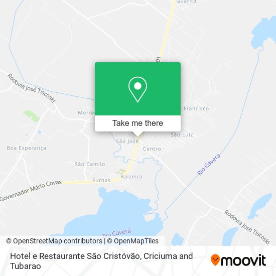 Hotel e Restaurante São Cristóvão map