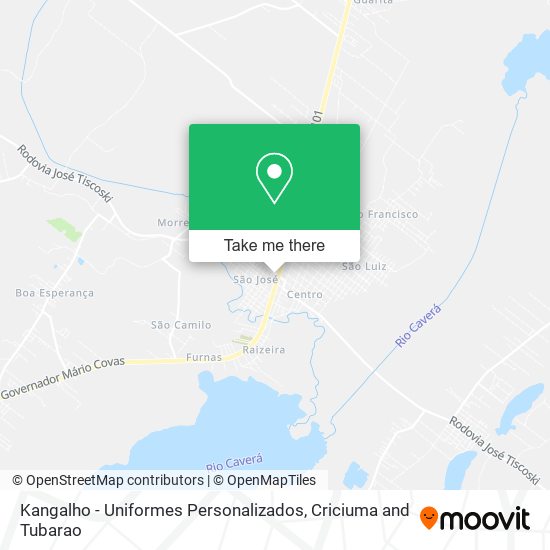 Kangalho - Uniformes Personalizados map