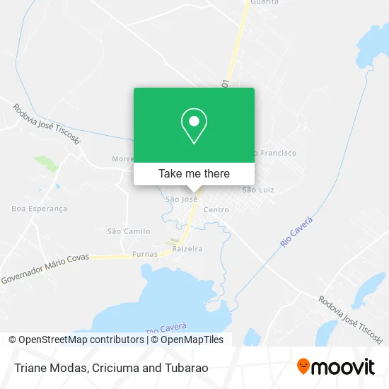 Triane Modas map