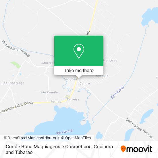Cor de Boca Maquiagens e Cosmeticos map