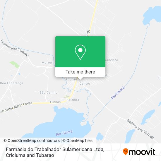 Farmacia do Trabalhador Sulamericana Ltda map