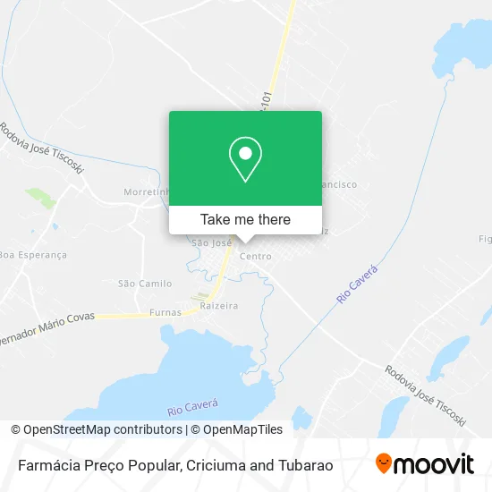 Farmácia Preço Popular map