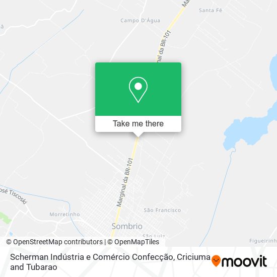 Scherman Indústria e Comércio Confecção map