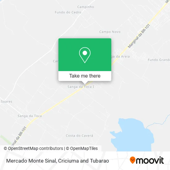 Mercado Monte Sinal map