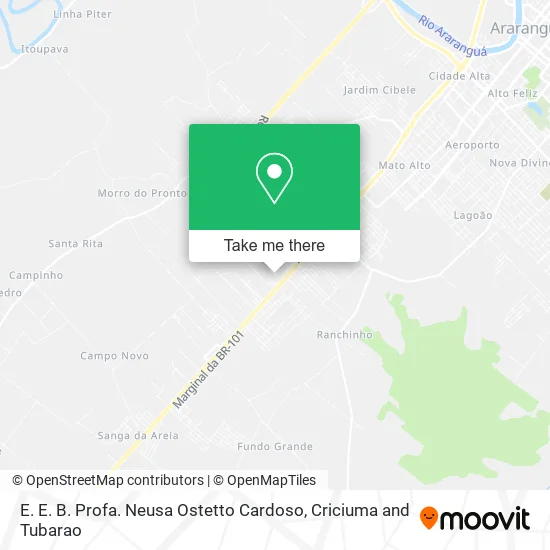 E. E. B. Profa. Neusa Ostetto Cardoso map