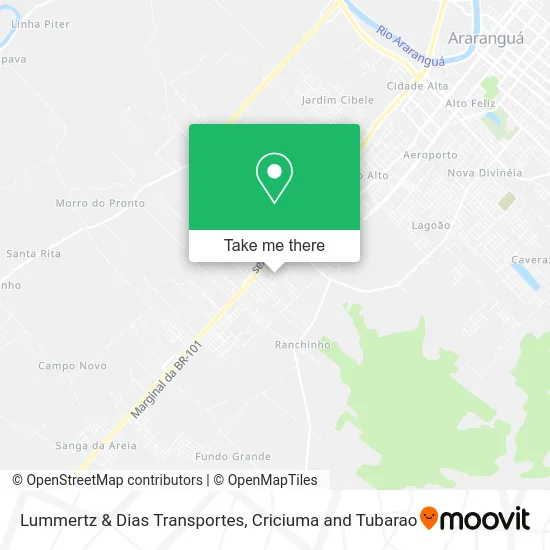 Lummertz & Dias Transportes map