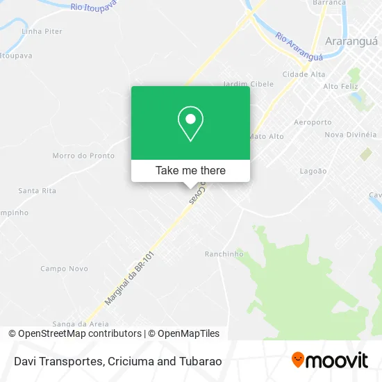 Davi Transportes map