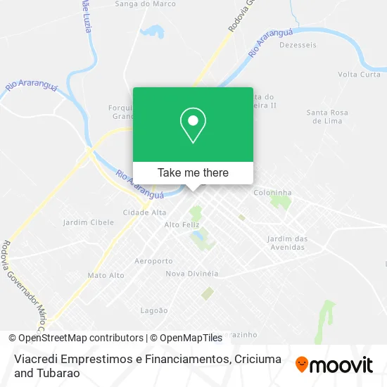 Viacredi Emprestimos e Financiamentos map
