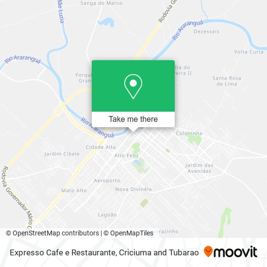 Expresso Cafe e Restaurante map