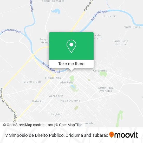 V Simpósio de Direito Público map