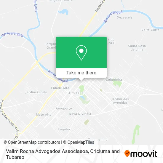Valim Rocha Advogados Associasoa map