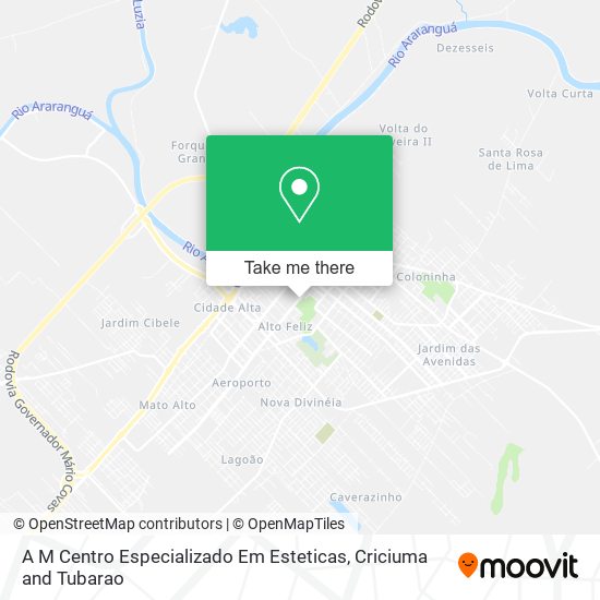 A M Centro Especializado Em Esteticas map