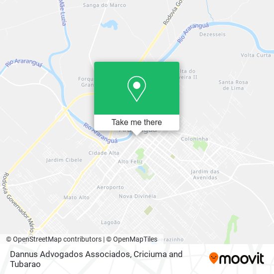 Dannus Advogados Associados map