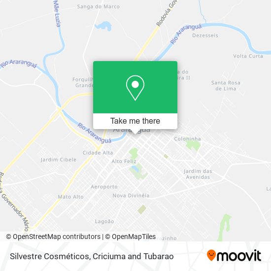 Silvestre Cosméticos map