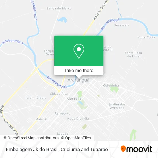 Embalagem Jk do Brasil map