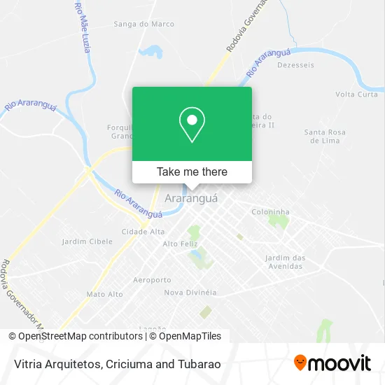 Vitria Arquitetos map
