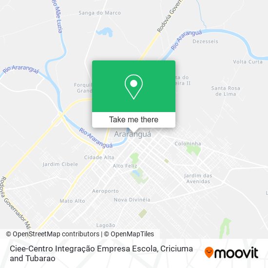 Ciee-Centro Integração Empresa Escola map