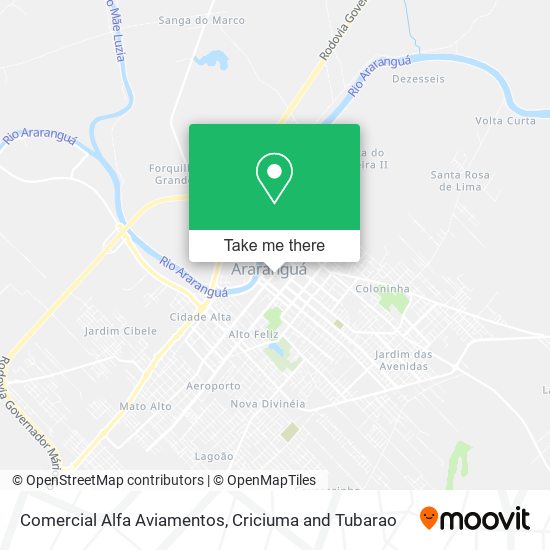 Mapa Comercial Alfa Aviamentos