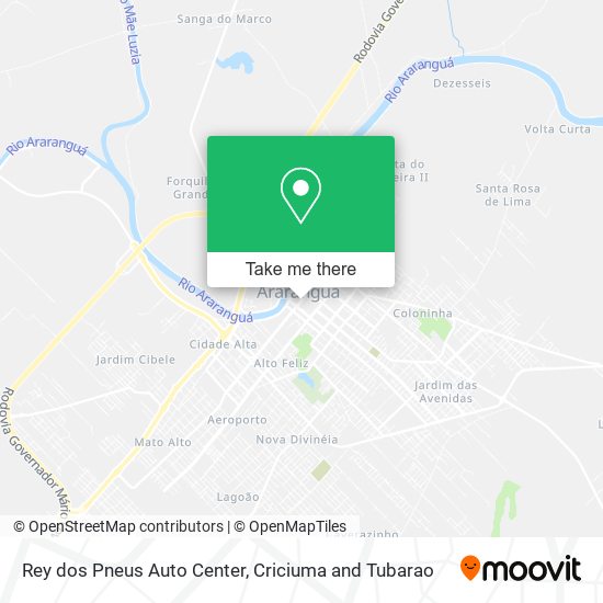 Rey dos Pneus Auto Center map