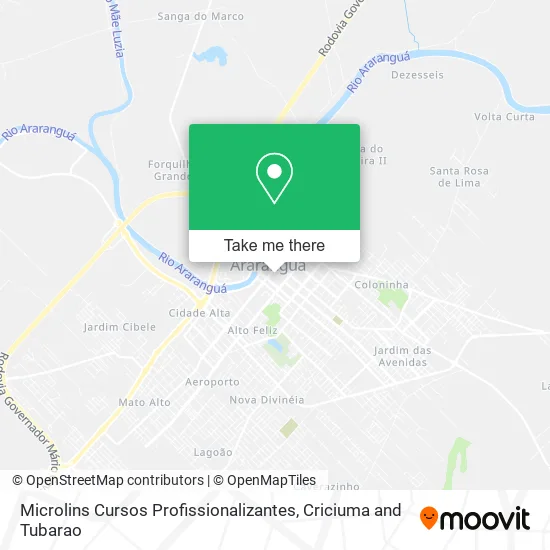 Microlins Cursos Profissionalizantes map