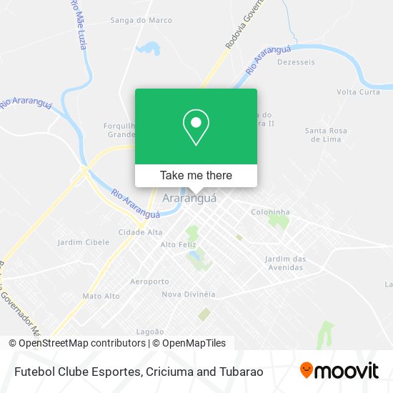Futebol Clube Esportes map