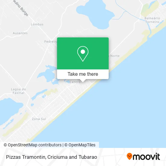 Pizzas Tramontin map