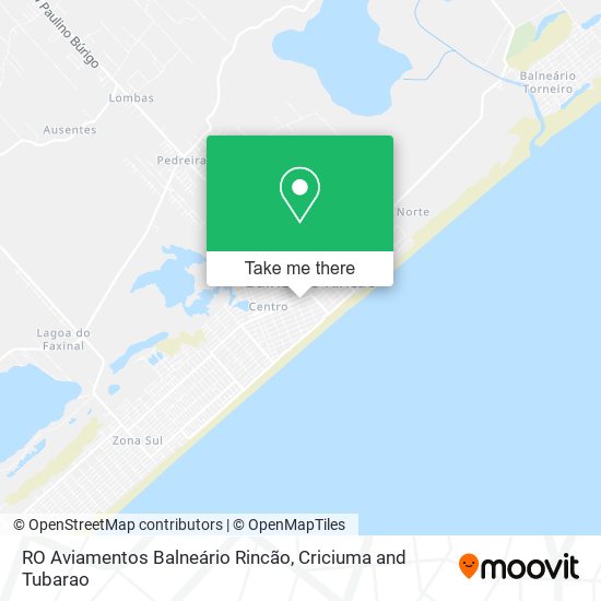RO Aviamentos Balneário Rincão map