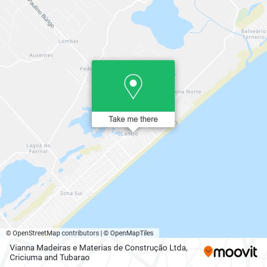 Vianna Madeiras e Materias de Construção Ltda map