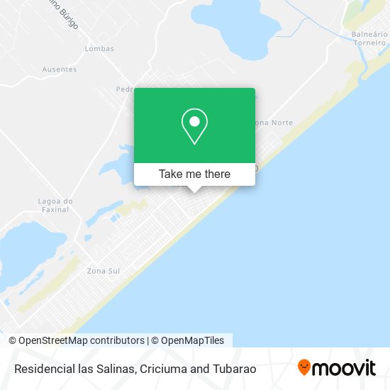 Residencial las Salinas map