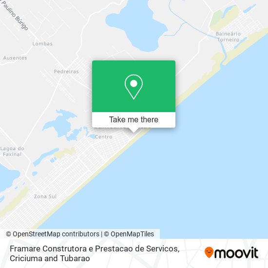 Framare Construtora e Prestacao de Servicos map