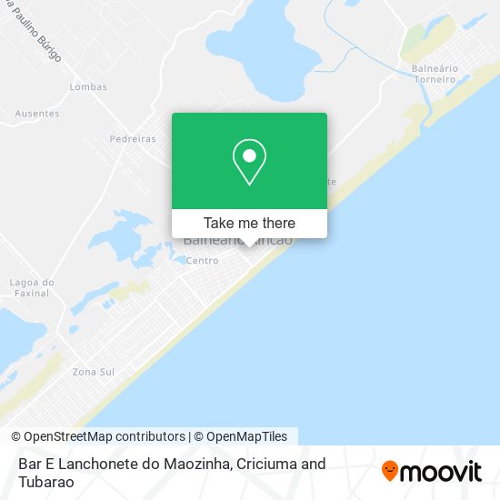 Bar E Lanchonete do Maozinha map