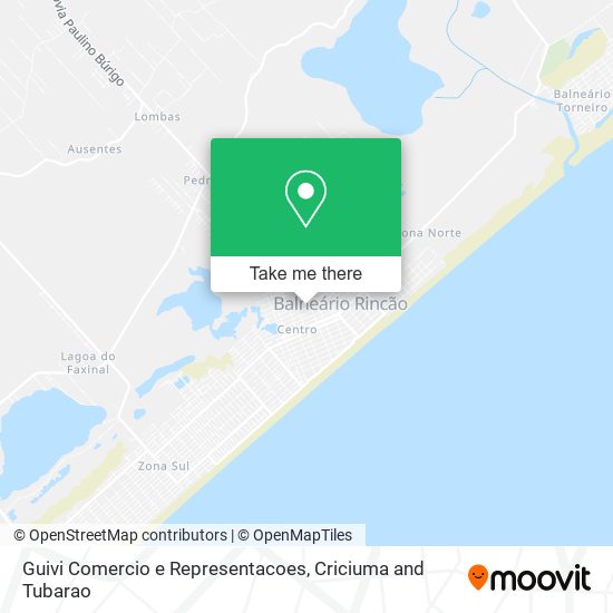 Guivi Comercio e Representacoes map