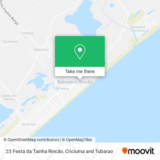 23 Festa da Tainha Rincão map