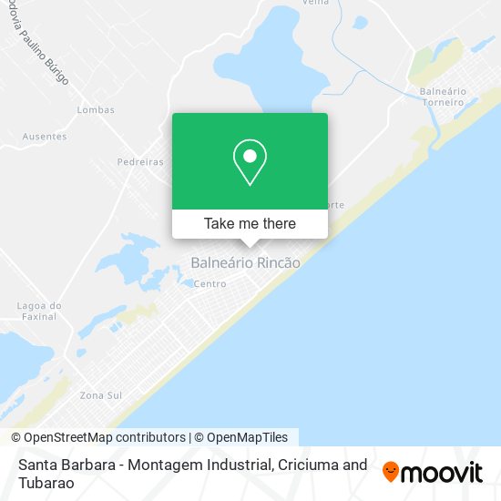 Santa Barbara - Montagem Industrial map