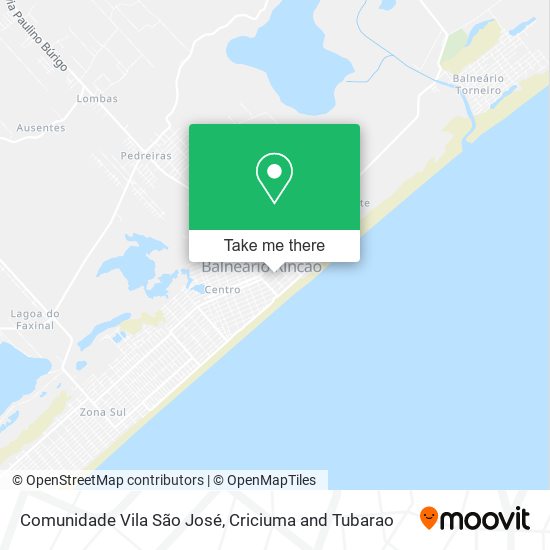 Comunidade Vila São José map