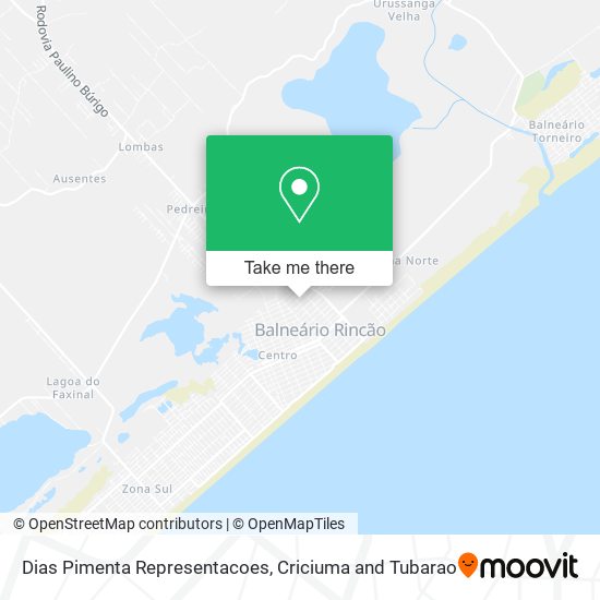 Dias Pimenta Representacoes map
