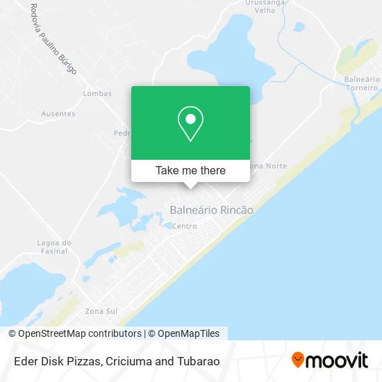 Eder Disk Pizzas map