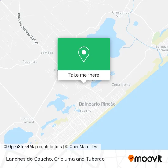 Lanches do Gaucho map