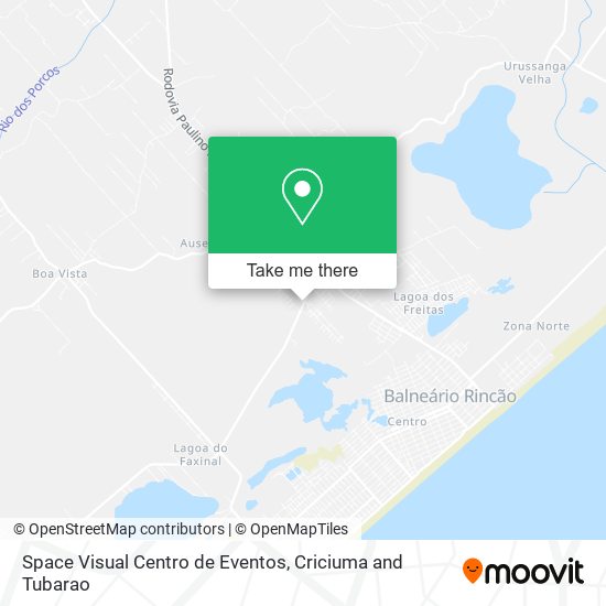 Space Visual Centro de Eventos map