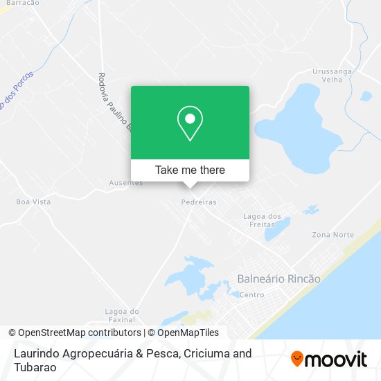 Laurindo Agropecuária & Pesca map