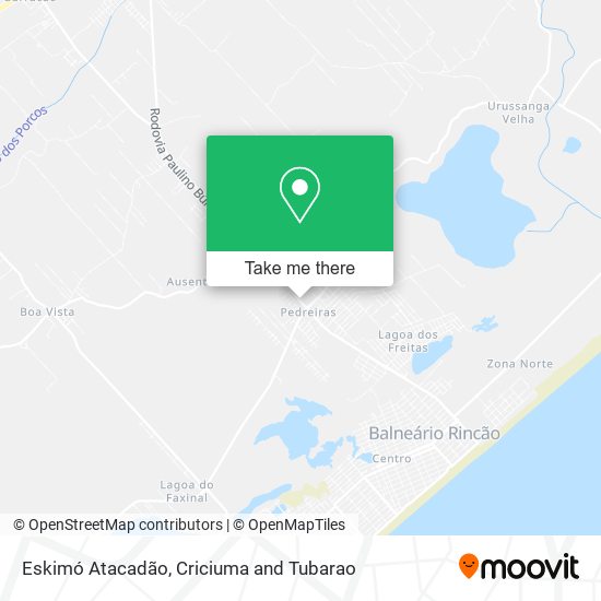 Eskimó Atacadão map