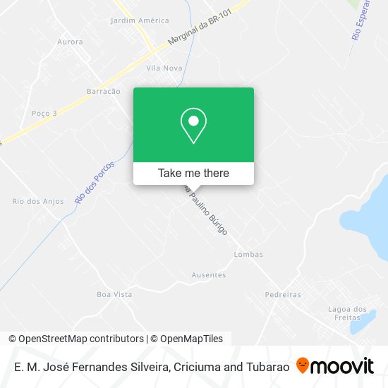 E. M. José Fernandes Silveira map