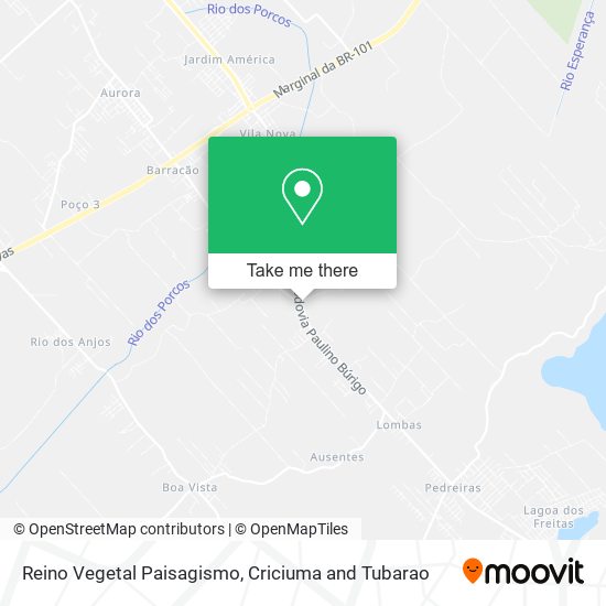 Reino Vegetal Paisagismo map