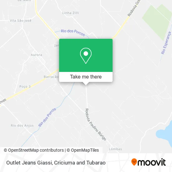 Outlet Jeans Giassi map